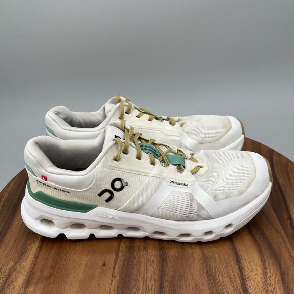 On Cloudrunner 2 Shoes Mens Size 10 White Running Comfort Walking Gym Sneakers main image 9